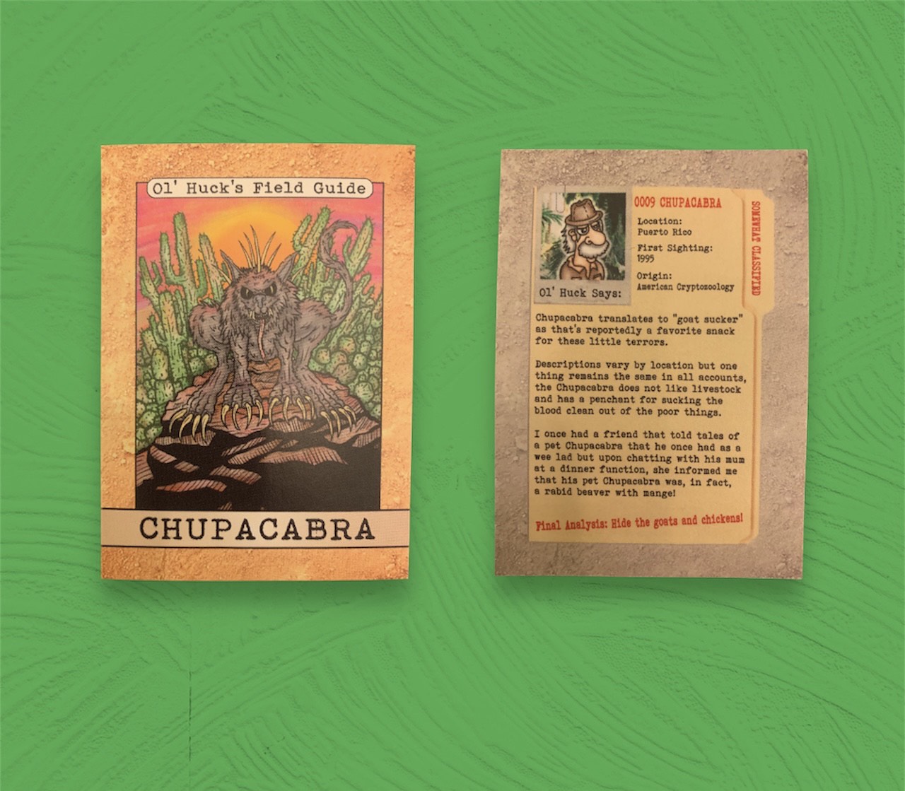Cryptid Crate Junior - El Chupacabras - 10-23