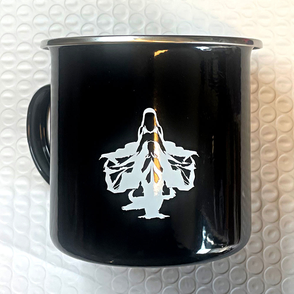 White Lady Camping Mug