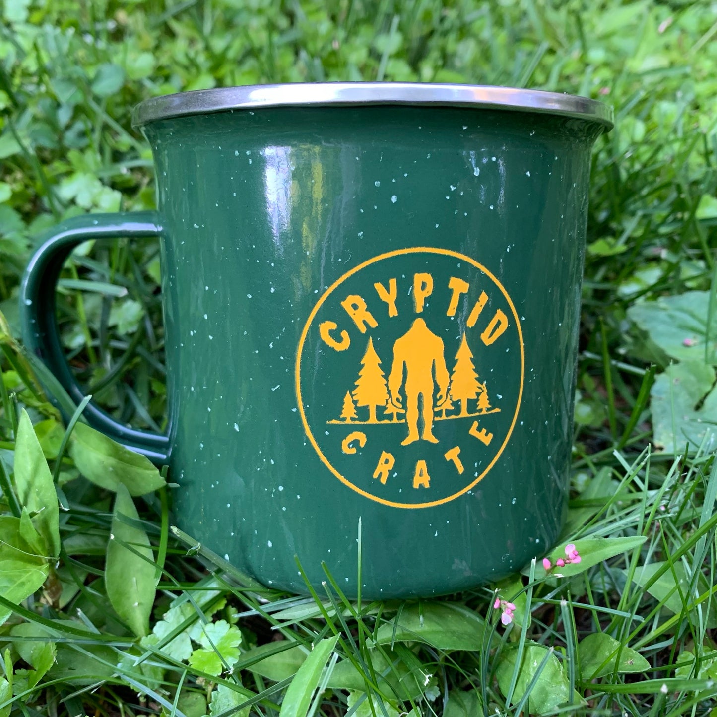 Cryptid Crate Metal Camping Mug