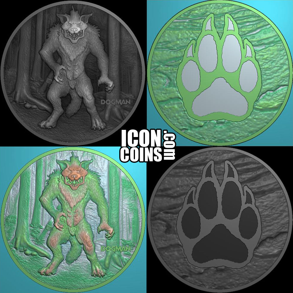 Collectible Cryptozoology Challenge Coin