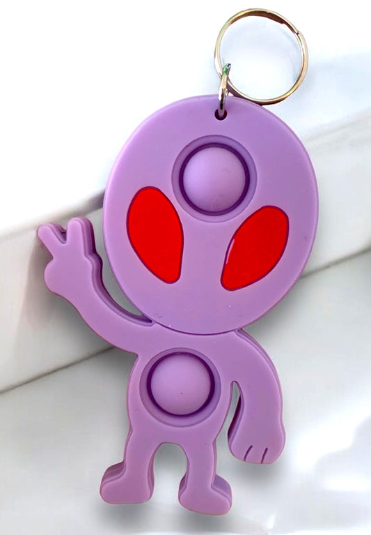 Alien Fidget Keychain