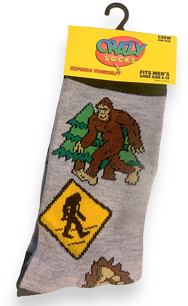 Bigfoot Crossing Socks