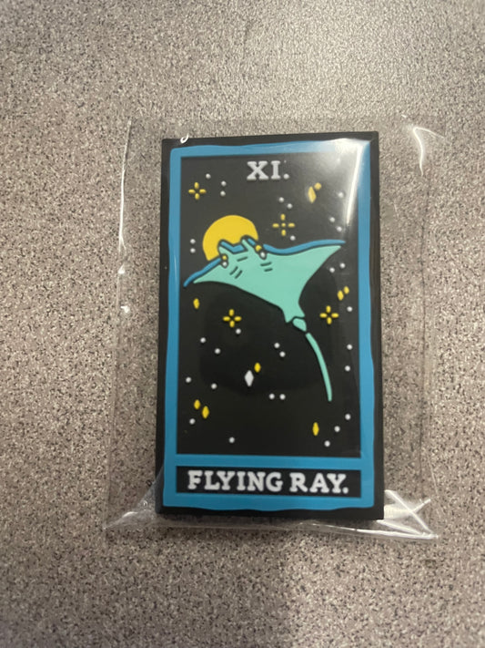 Flying Ray Velcro Pin