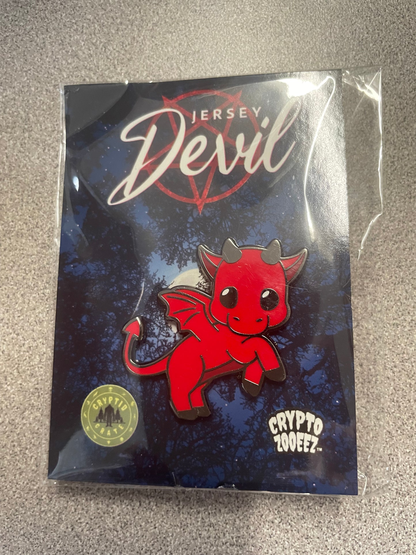 Jersey Devil Pin FREE shipping