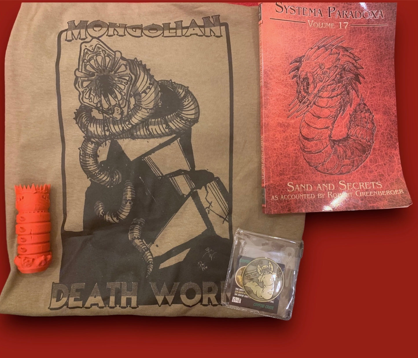 Mongolian Death Worm - November 2023 Cryptid Crate