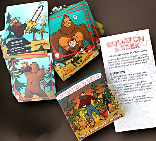 Squatch and Seek Card Game