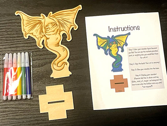 DYI Wooden Standee Art Kit
