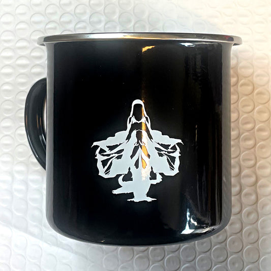 White Lady Camping Mug