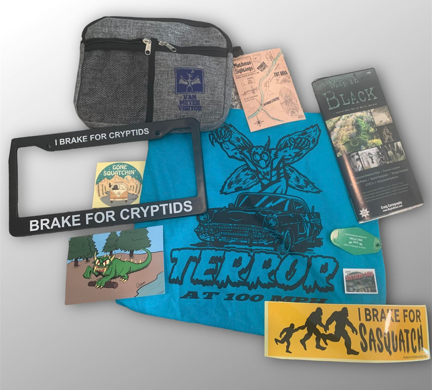 Cryptid Crate January 2023 Cryptid Road Trip