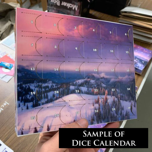 Pips Mountain - Monthly Dice Calendar