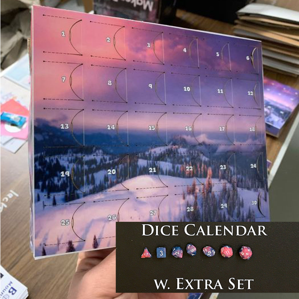 Pips Mountain - Monthly Dice Calendar
