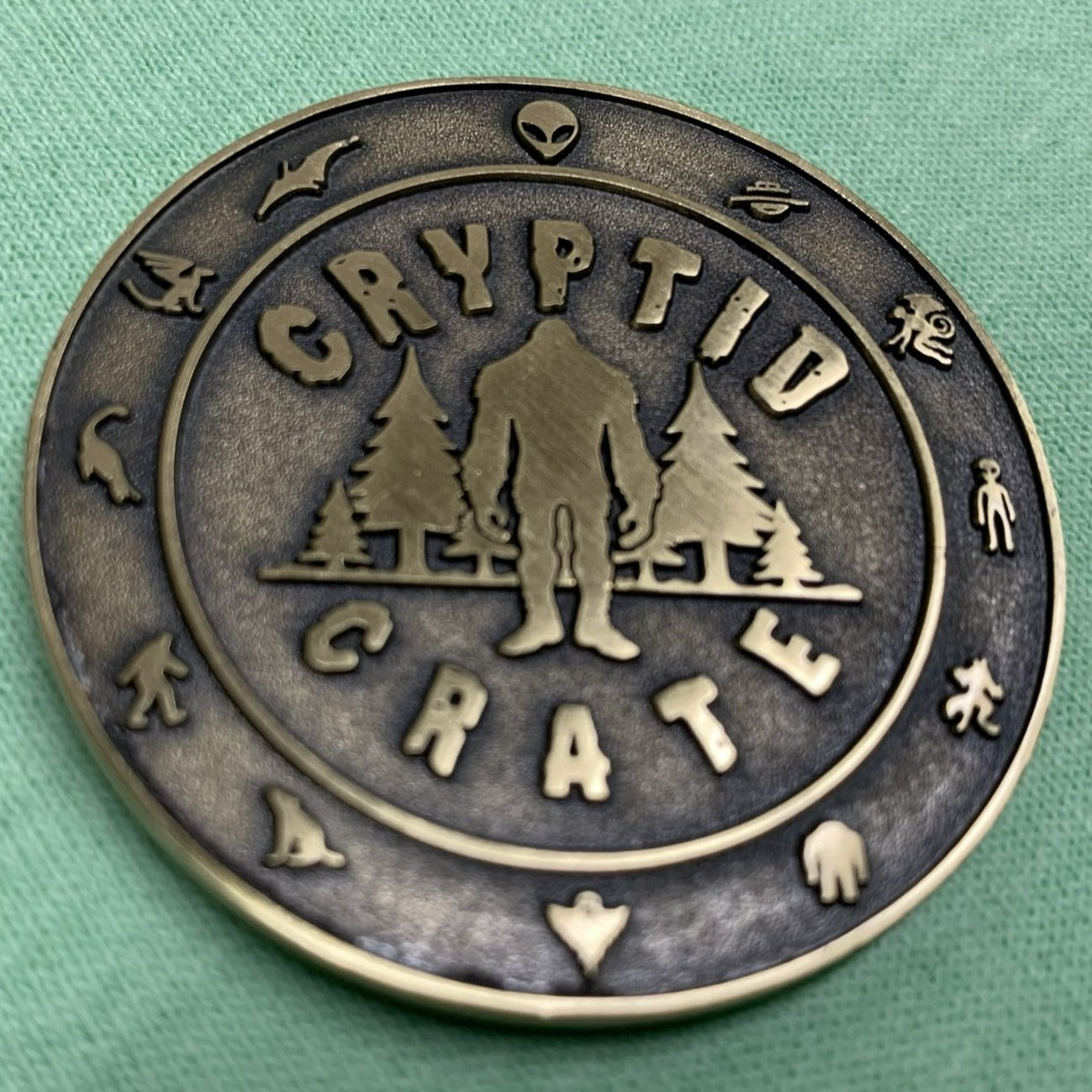 Collectible Cryptozoology Challenge Coin