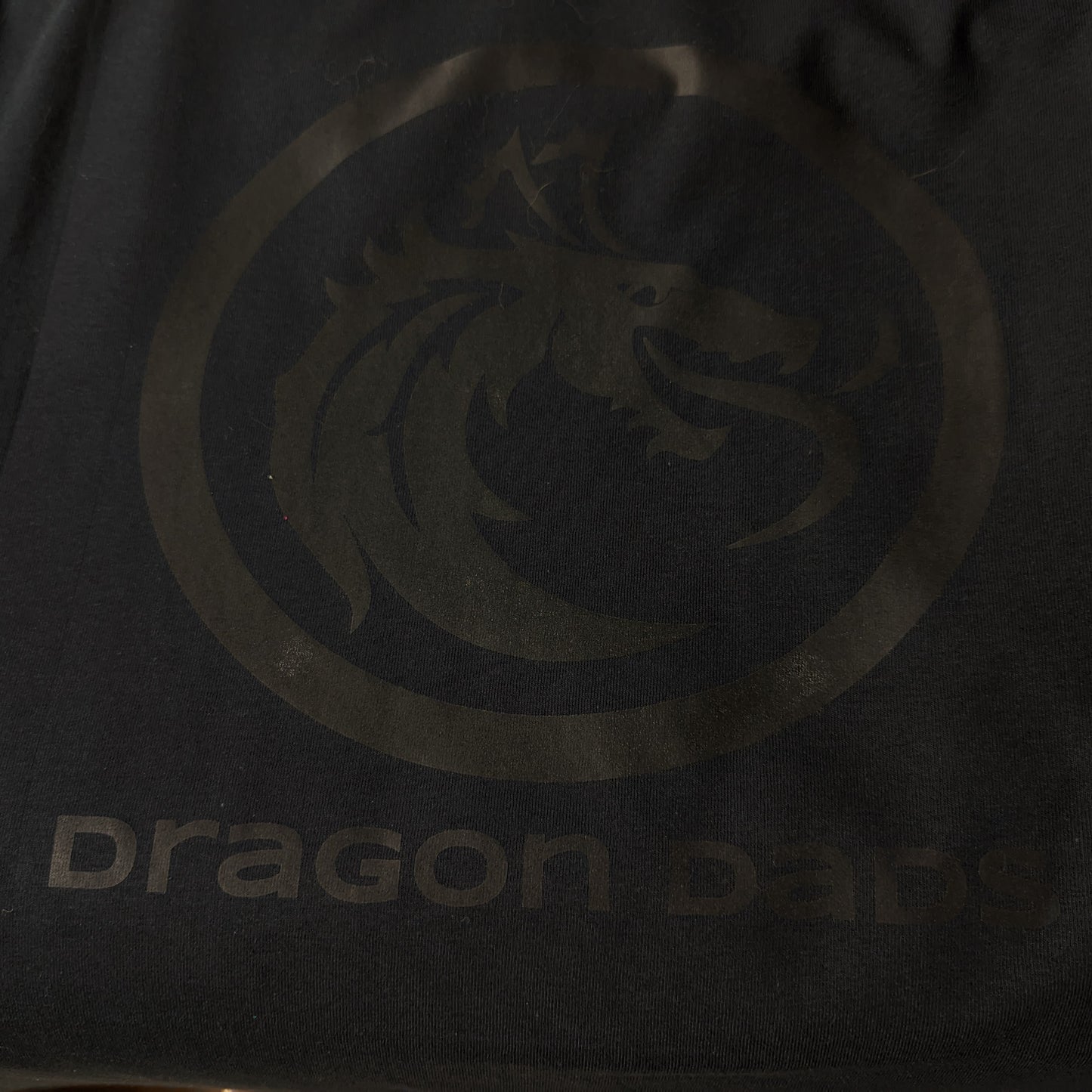 Dragon Dads Black on Black T-shirt